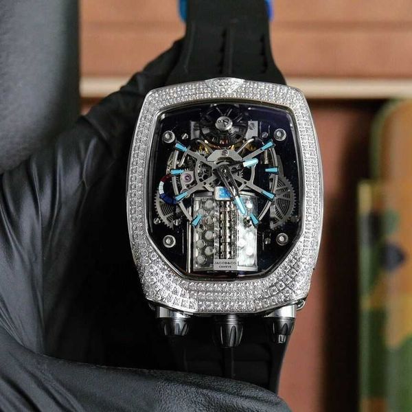 Designer Luxus Automatic Mechanical Watch Engine Bugatti V16 Top 10 High -End -Brands Boys Trendy Herren Uhren für Männer Bewegung