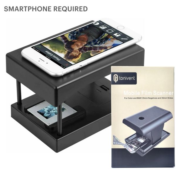 Scanner protable Foto Handy Film Scanner Ton169 35/135mm Color Smartphone Film Digitaler negativer Scanner für Andriod iOS