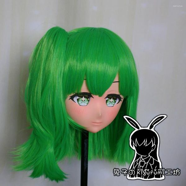 Suprimentos para festas (RB6527) qualidade feminina de resina feminina Cosplay Papel japonês Anime Grande fada Kigurumi Crossdress Doll Doll Transgender Mask