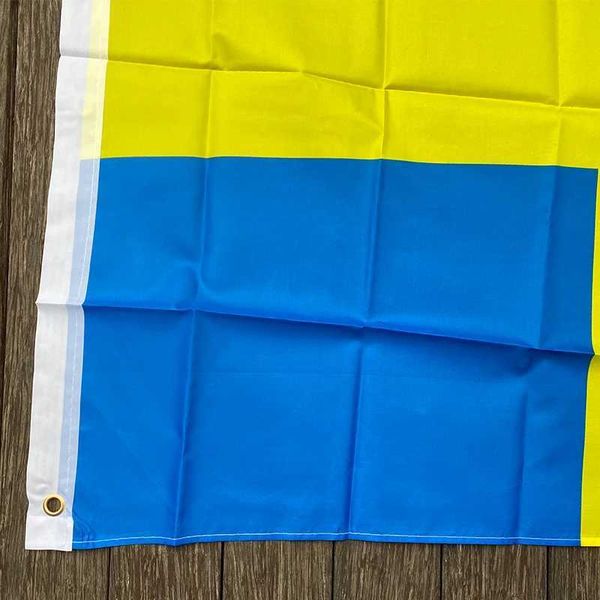 Banner Flags Spedizione gratuita Nuova bandiera svedese 3ft x 5ft Hanging Flag Sveden Polyester Standard Bandiera Banner