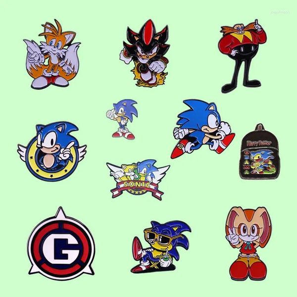 Broches Filmes de ficção científica Figura Figura Metal Badge Elements Cartoon Broche Backpack Hat Bag Decorate, dado a amigos e fãs presentes