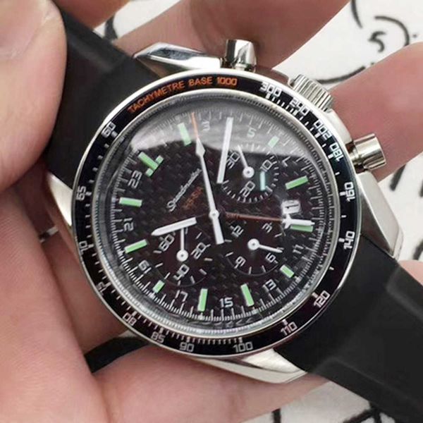 Designer Watch Reloj наблюдает за механическими часами AAA oujia chaoba Семь игл Черное лицо