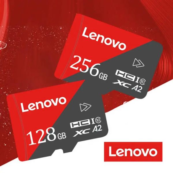 Adapter Lenovo 2TB 1TB SD -Speicherkarte 128 GB 512 GB Hochgeschwindigkeit SSD A2 Klasse 10 Flash -Speicher SD -Karten 256 GB Kamera/Android -Telefon/Dash Cam