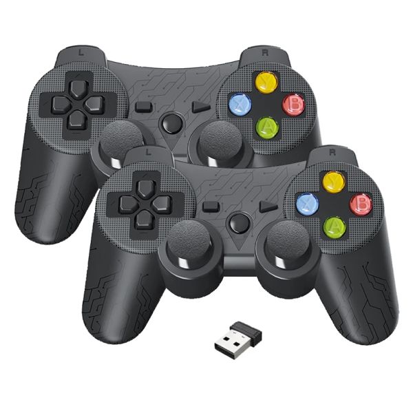 PC dizüstü bilgisayar için fareler kablosuz denetleyici gamepad ps3 2.4g şarj edilebilir oyun usb android tv kutusu steam oyun jpypad için joystick