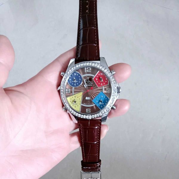 Designer orologio meccanico automatico di lusso jkco leopardo ceco cinque fusi orari da uomo non mainstream hiphop orologi per uomini movimenti fpe5