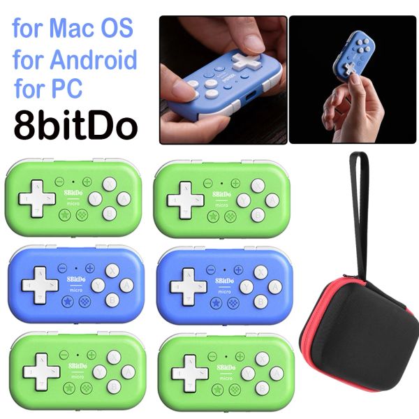 Camundongos 8bitdo lite2 para switch/Raspberry Pi Micro gamepad Bluetoothcompatible Mini Game Console Controller para Mac/OS/Android/P