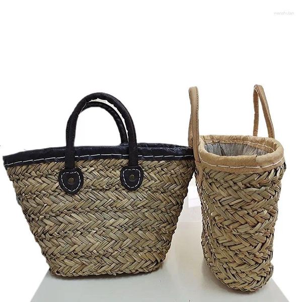 SOLUTE CHURA CHUANDA CASA CASA CAMPIONE DI GRANDE ASSERIMENTO DESIGNER WICKER DONNA DONNA DONNA SUGGERIMENTO Summer Beach Paglie Lady Travel Borse