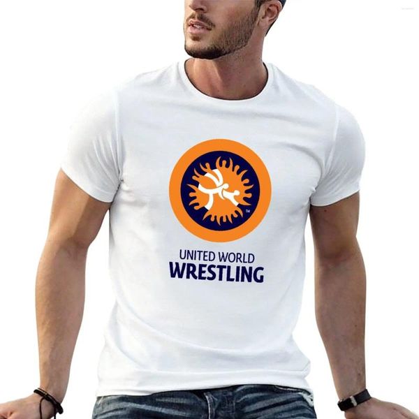 Tops cerebbe da uomo United World Wrestling T-shirt magliette personalizzate vestiti carini