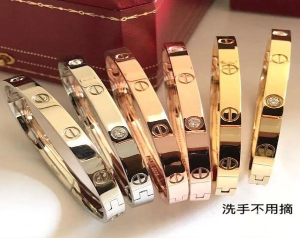 Acessórios de cabra bonitos Carhome Love Casal Bracelet Womens Ins não Filding Gold Rose 18k Mens Popular Online Red Korea9269233