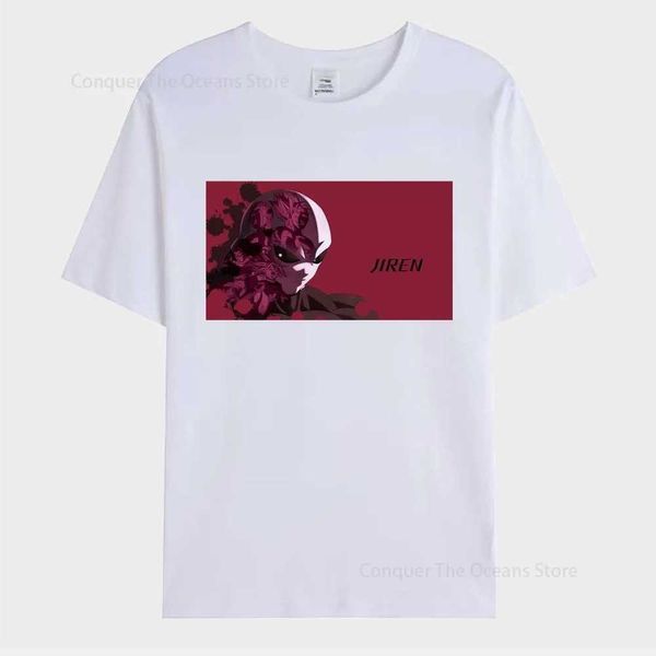 T-shirt maschile Anime giapponese Anime Jiren Maglietta maschile stampata Goku Shor Slves T-shirt estate Casual Strtwear Selthirt Of Spetshirt Womens Tops T240506