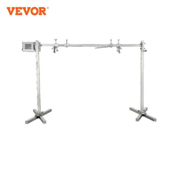 Griglie vevor kit grill di girambrate per barbecue elettrico, kit di griglia a sputo pesante, biella esagono esagono in acciaio inossidabile per torrefattore di agnello di maiale