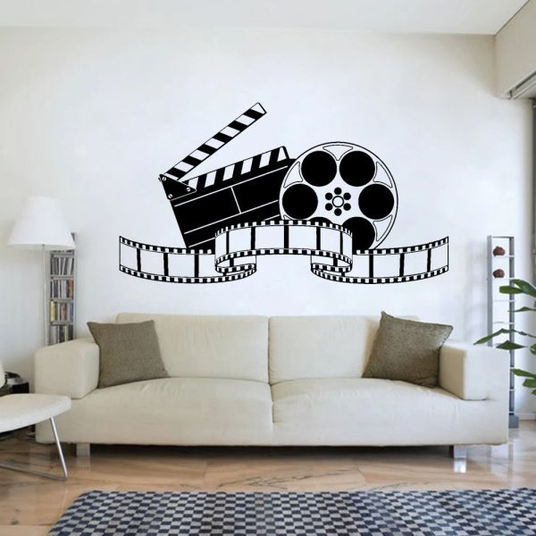 Наклейки ретро съемки художественной кино кино кино настенные наклейки на стенах роспись винтажный плакат