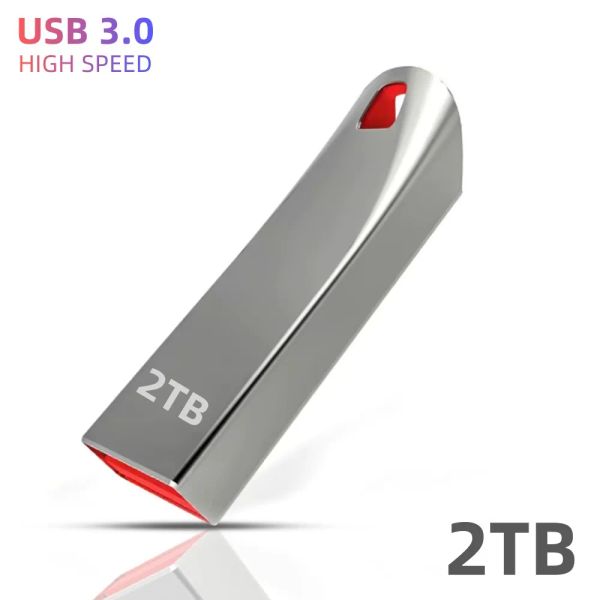 Unidades USB disco flash de unidade de flash 2tb de unidade de caneta 1 TB HighSpeed Flash Disk 512GB Drive portátil USB Drive de transmissão de metal HighSpeed Drive