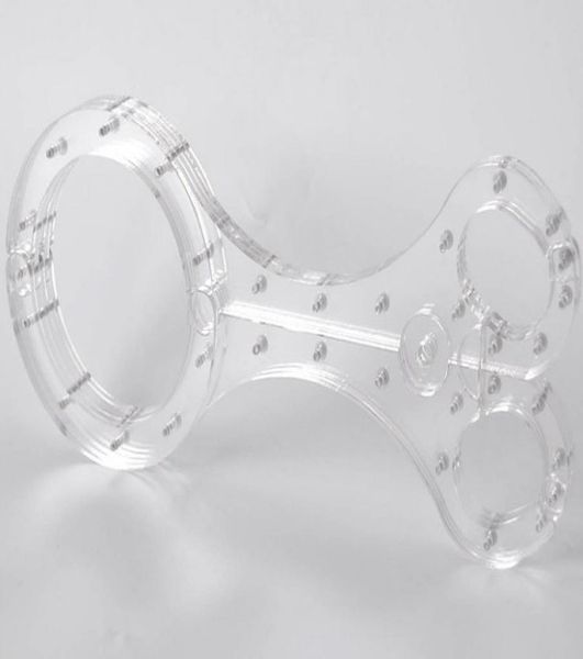 Bondage BDSM di lusso femmina maschio Crystal Crystal Crystal Round Neck Any Oval manette Ovalo Russeguimento del giogo Punzione Sex Toy3685094