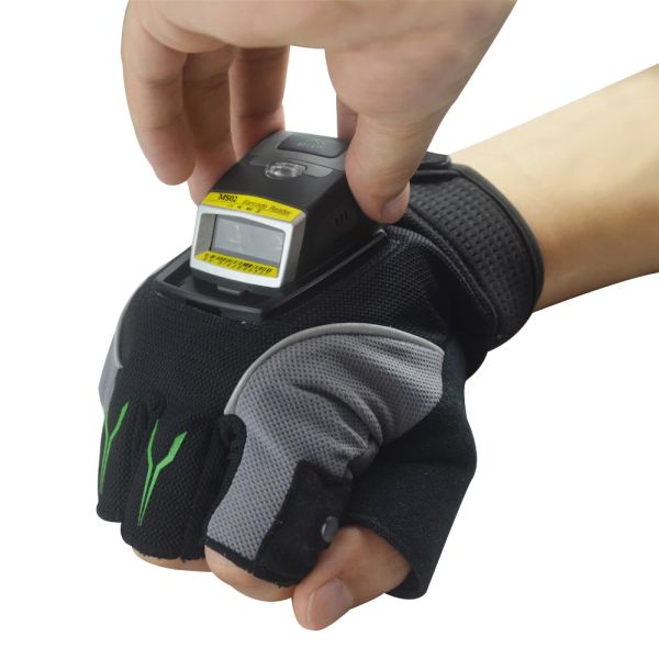 Scanner MS02 Glove 2D Bluetooth Scanner Bluetooth Scanner portatile Trigger Bluetooth QR CODICE CODICE LETTORE INDROID Wireless Scanner Android Wireless