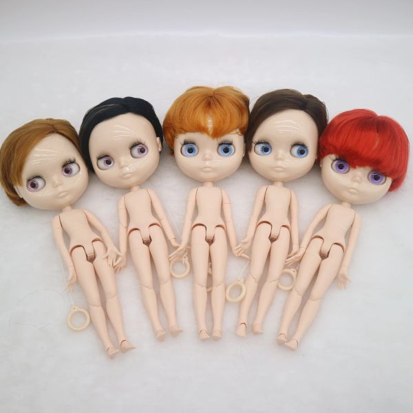 Bonecas pré -venda bjd blyth boneca com corpo articulado masculino, sem maquiagem de rosto