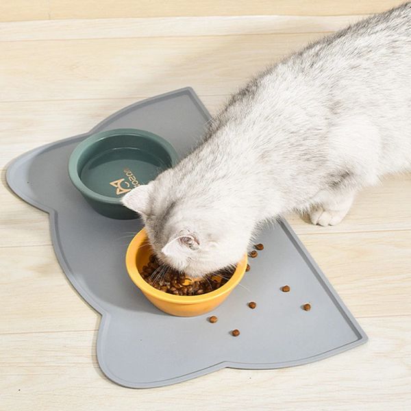 Casas Silicone Pet tapete alimento para animais de estimação Ponta