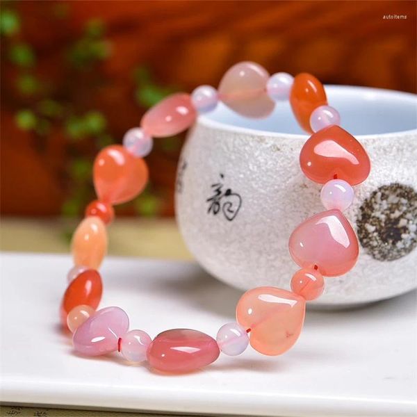 Pulseiras de link 13 mm de cor natural de cor de corea de corea de corea de corea de corea reiki da moda cura Mulheres Bangles Yoga Jóias de ioga