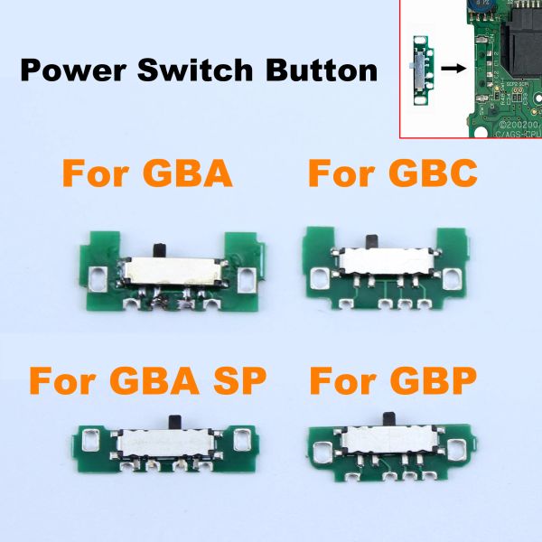 Zubehör 2pcs für GBA SP/GBC/GBA/GBP Game Console Reparatur Ersatz Neues Ein -Off -Power Switch Board