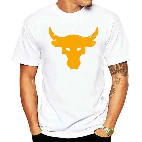 Herren T-Shirts Männer T-Shirt Brahma Bull Das Rockprojekt Fitnessstudio T-Shirt Cotton Casual Fashion Tops T Strtwear Übergroße Männer Kleidung T240505