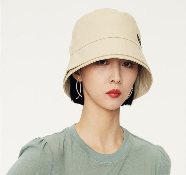 Herren Womens Bucket Hats Casual Black Cotton Sun verhindern