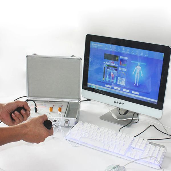 Scanners New versão 54 Relatórios de ressonância quântica Detector/analisador de saúde do corpo magnético para o teste do corpo de bioresonância de sub -saúde Scanner