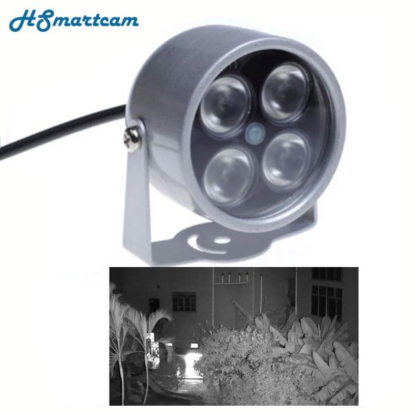 Mini LEDs CCTV 4 Array IR LED LED LUZ LUZ IR Infravermelho IR Visão noturna à prova d'água CCTV Luz de enchimento para câmera IP da câmera CCTV