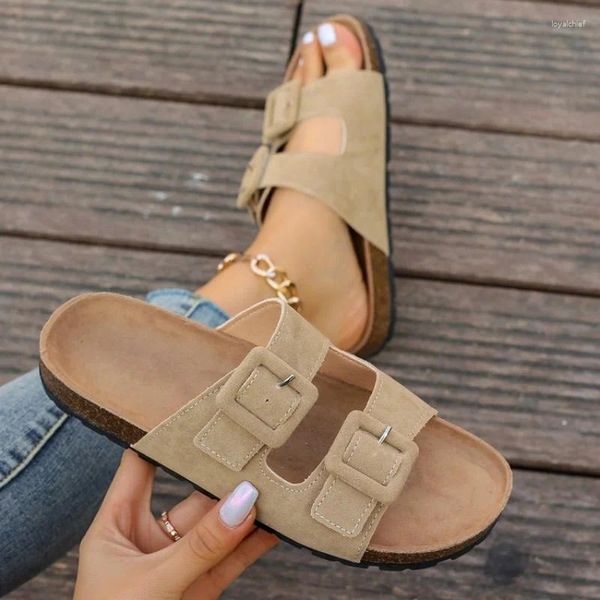 Hausschuhe Frauen Sommer Casual Flats Flip Flops Ladies Fashion Kleid Outdoor Strand Sandalen Frauen Design Brand Walking Slides