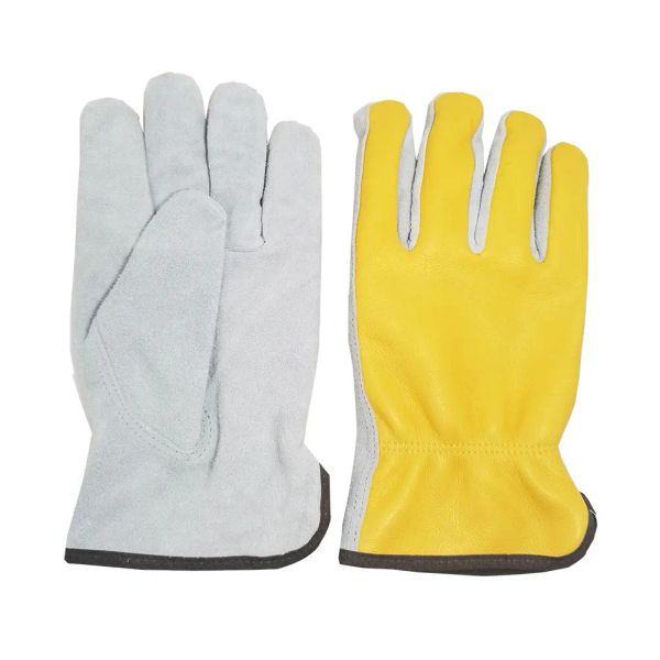 Luvas NMSafety Soldora de soldagem de couro Work Glove Weldergloves Anti -Handwork Handto -Prooft Metal para confortável