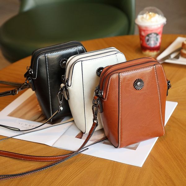 Designer Luxury Tote Bag per Phones Mobile Wear's Crossbody Mini Bag 2024 Nuova borsa per telefono in pelle