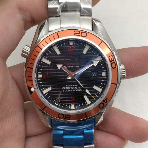 Designer Watch Reloj Uhren aaa mechanische Uhr Oujia 007 Orange James Bond Vollautomatische mechanische Uhr Hawkea