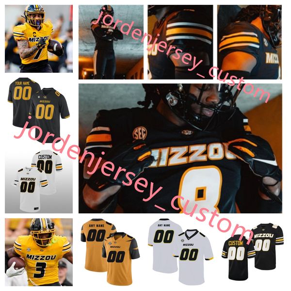 Missouri Tigers Football Jersey College Javon Foster Tyler Macon Connor Tollison Marcus Clarke Joe Moore Jaylon Carlies Riley Williams Stitch