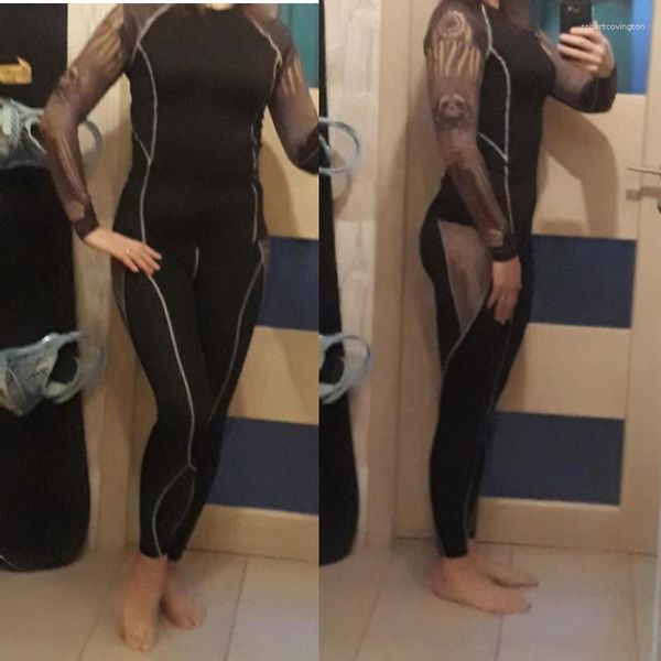 Fitnesskleidung Frauen Yoga Kompression Langarm Hemd Fitness Leggings 2 Stück Sportanzug Schnell trocknen atmungsaktive Basisschicht