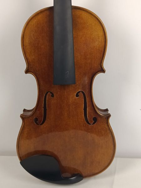 Desempenho profissional feito à mão 4/4 violino bom som bom grão de chama