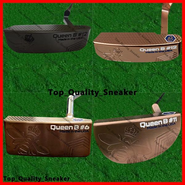 Rose Gold Champagne Gold Scotty Putter Clubs de golfe ZYD87 Edição limitada Red Hand Rainha Betinardi B 6 11 12 Putters de golfe Mulheres Classic Aço Shaft Silver Silver