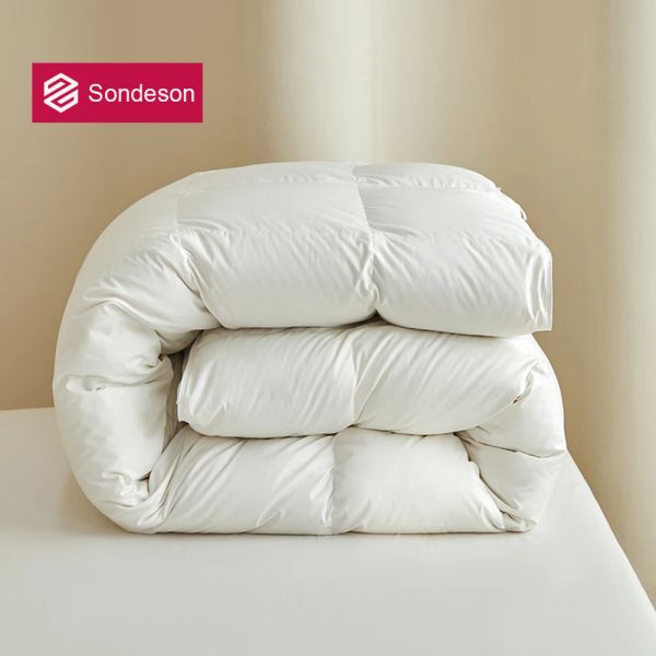 Наборы Sondeson Premium 100% Goose Down Down Comforter Quilt Filler 3D хлеб пушистый пух