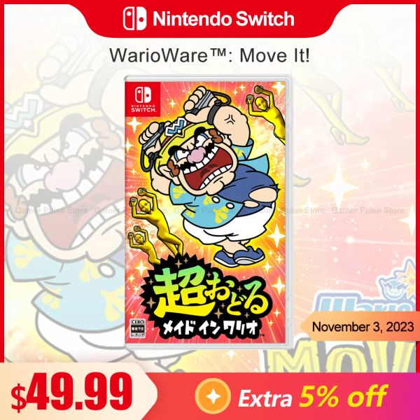 Offerte WarioWare Move It Nintendo Switch Game Offe 100% Original Physical Card Card Genere Switch Games per Switch Game Console