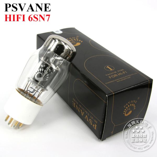 Amplificadores Psvane TUBE HIFI 6SN7 Substitua 6N8p 6H8C CV181 6SN7GT Par de correspondência para o amplificador do amplificador de tubo a vácuo Frete grátis de áudio de áudio