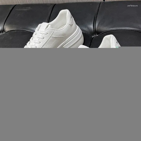 Scarpe casual 2024 Sneakers High Platform da donna estate da donna in pelle bianca Donne covoni covere Tenis Femme Zapatillas Mujer