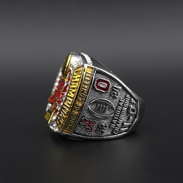 Atacado 2020 University of Alabama Championship Ring Fãs comemorativos do anel Festival Gifts 262Z