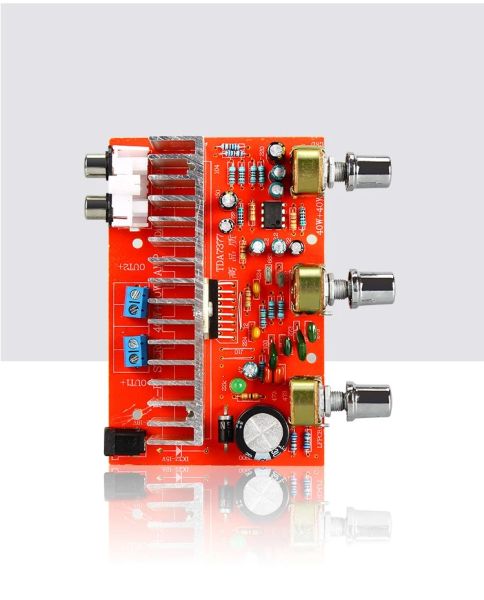 Verstärker 40W TDA7377 Stereo Audioverstärker Power Board Dual Channel Treble Bass Verstellbar