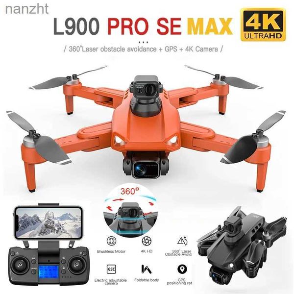 Drones L900 Pro SE Max G Drone Professional 4K HD Kamera 5G WiFi FPV Dörtlü Helikopter, Fırçasız Motorlu RC Mini Drone Çocuk Oyuncakları için Uygun
