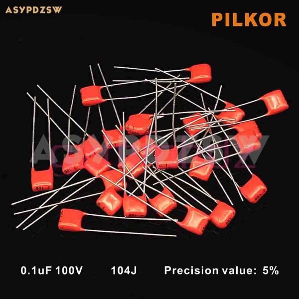 Verstärker 100 PCs Original Phipilkor 0.1UF 104J 100V 5% Verstärker Unpolar Filmkondensator