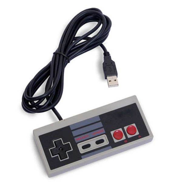 Мыши для NES Wired USB -контроллер GamePad PC/USB/NES Компьютерные видеоигры обрабатывают ретро -USB -контроллер