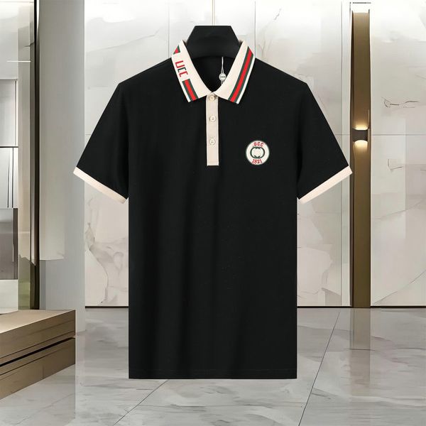 T-shirt da uomo di lusso di lusso primaverila designer di magliette per le camicie High Street ricami piccoli indumenti da stampa per cavalli da uomo di alta qualità polo di alta qualità