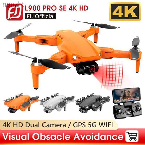 Dronlar L900 Pro SE 4K HD Çift Kamera Drone Görsel Bariyer Kaçınma Fırçasız Motor G 5G WiFi RC Drone Profesyonel FPV Dört Helikopterler WX