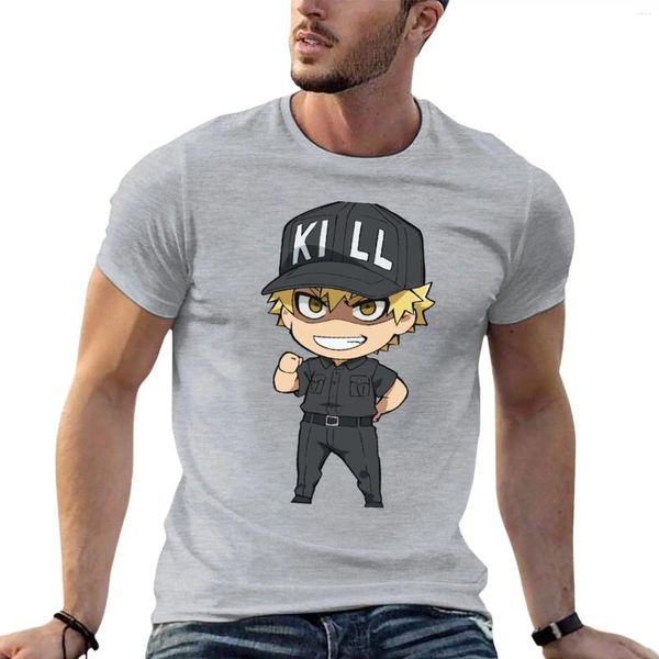 Tops canotte maschili celle a Work- Killer T-Cell T-Shirt Short Short-Custom Shirt Shirt Mens Graphic