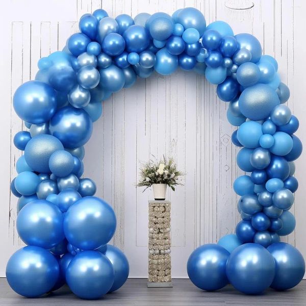 Party -Dekoration 85pcs Set für Geburtstagsballons Deckendekorationen Latexballon Hängende Wirbel Streamer