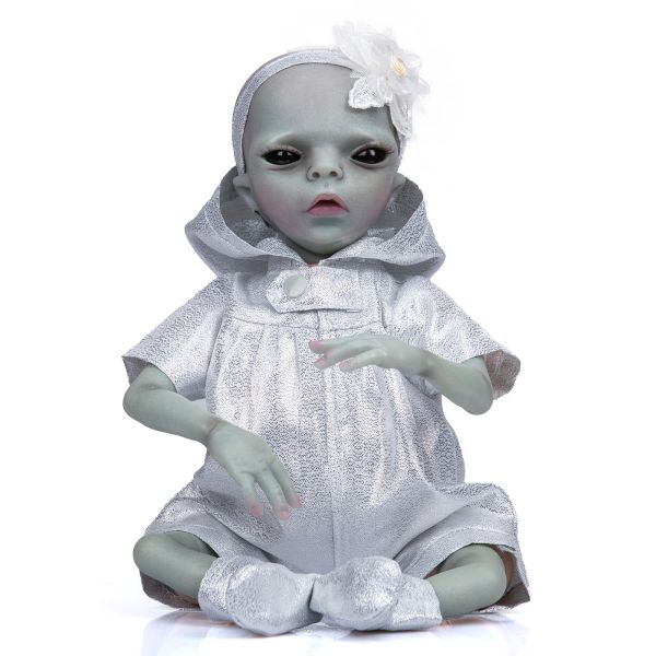Bonecas de 14 polegadas renasciam a boneca alienígena do bebê como imagem de alta qualidade de alta qualidade