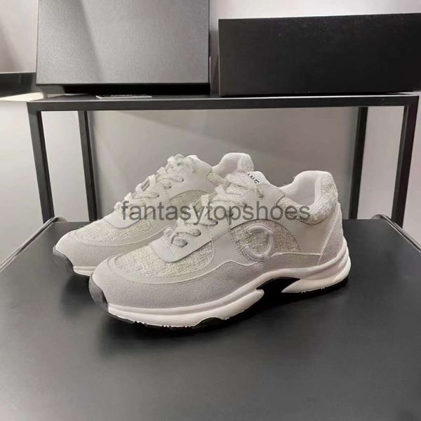 Kanalisiert Schuhe CF Running Fashion Designer Schuhe 2023 Sneakers Frauen Luxus Schnürsportsportschuh lässige Trainer klassische Sneaker-Frau Asdxc